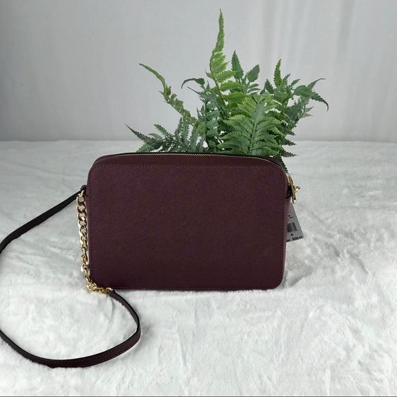 Michael Kors Jet Set Large Leather Crossbody Bag - Picture 3 of 5